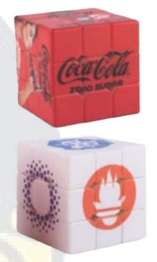 Customized Rubik Cube for Branding, Events and Promotional Campaigns, Creative Desk Gift Item for Corporate Gifting, Giveaways and Fun Everyday Use